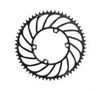 Accarugty 110BCD 4 Arm Narrow Wide Chainring, Anti Drop Tooth Design