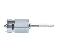 Accarugty 12V 775 Electric Motor With Long Shaft For Electric Fan, High-Speed Dc Motor For Diy Projects, Home & Garden Power Tools Replacement Part, Metal Construction