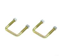 Accarugty 2 Pack Leaf Spring U-Bolt For Ezgo Golf Cart 1994-Up Gas, Replacement Part 72618-G01 74124G01, Metal Suspension Hardware Kit With Nuts For Easy Installation