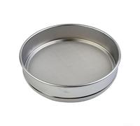 Accarugty 20Cm Chrome Plated Stainless Steel Mesh Inspection Sieve, Laboratory Sample Testing Sieve, 4-600 Mesh Range, Strong Tough Frame With Smooth Edge(500 mesh)