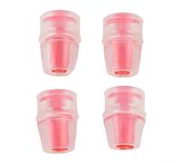 Accarugty 4Pcs Silicone Bite Valve Replacement Sheath For Water Bladder Hydration Pack, Soft Mouthpiece Nozzle Cover Compatible With Most Drinking Tubes For Camping Hiking Biking(Red)