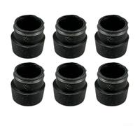 Accarugty 6Pcs Golf Ferrules Shaft Sleeve Adapter Compatible With G Series Drivers Fairways Hybrids Soft Silicone 0.335 0.350 0.370 Inch Black Replacement Parts(370 lengthen)