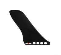 Accarugty 9 Inch Tool-Free Surf Fin Central, For Longboards And Inflatable Paddle Boards, Plastic Surfboard Tail Fin, Black