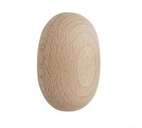 Accarugty Beech Wood Darning Egg, 6x4cm