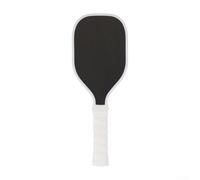 Accarugty Carbon Fiber Pickleball Training Paddle, Sweet Spot Practice Racket for Skill Improvement, Durable- Wood Construction with Anti-Slip Handle for(white)