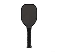 Accarugty Carbon Fiber Pickleball Training Paddle, Sweet Spot Practice Racket for Skill Improvement, Durable- Wood Construction with Anti-Slip Handle for(black)