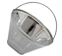 Accarugty Coffee Filter Cone Shaped Brewers Reusable 304 Steel Construction Fits #4 Size And Coffee Bar 8 10 Cup Machines(filter screen)