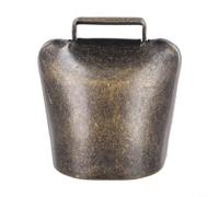Accarugty Copper Livestock Bell for Cattle Sheep Loud Ringing Iron