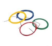 Accarugty Copper Tube Bender Kit, For Air Conditioning Pipes, PE Plastic Pipe Bending Strips With Color-Coded Sizes 14/38/12/58, Professional H& Tool Set, For HVAC Installation