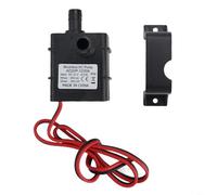 Accarugty Dc 12V Brushless Water Cooling Pump, 240L/H Flow Head, Quiet Centrifugal Pump For Pc Cpu Radiator, Engineering Plastic, 8-8.5Mm Port(1230A)