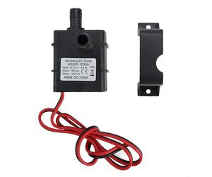 Accarugty Dc 12V Brushless Water Cooling Pump, 240L/H Flow Head, Quiet Centrifugal Pump For Pc Cpu Radiator, Engineering Plastic, 8-8.5Mm Port(1230A)