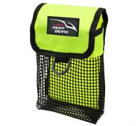 Accarugty Diving Safety Marker Buoy Bag 20x13cm Compact | All-in-one design, holds marker buoys, mesh pockets for small tools, 210D nylon fabric, secure snap closure