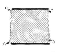 Accarugty Elastic Camping Wagon Net 92X74cm, Heavy Duty Nylon Cargo Mesh With 4 Hooks For Outdoor Garden Trolley Cart, Stretchable Storage Cover To Secure Gear