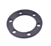 Accarugty Electric Scooter Disc Washer, Bicycle Disc Brake Adapter, Alloy Brake Pad Shim 6 Hole, Stainless Steel Bolt Washer(2.5MM balcK)