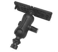 Accarugty Fish Finder Bracket, Robust Nylon Mount, With Inner Hexagon Socket, For Navigation Systems, Adjustable Ball Design, For Fishing Gear, Black