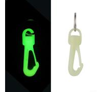 Accarugty Fluorescent Glow In The Dark Diving Hook, Underwater Torch Attachment, 360 Rotating Dive Buckle, Saltwater Resistant, Scuba Diving Carabiner Clip