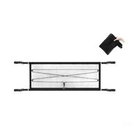 Accarugty For Outdoor Mesh Side Organizer Bag For Camping Carts, Features Full Zipper And Elastic Drawstring For Stable Load Holding
