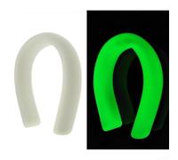 Accarugty Glow In Dark Neck Weight For Diving, Flexible Silicone Core With Luminous Visibility, Adjustable Fits For Scuba Snorkeling Training, Secure Grip For Wetsuits(S Green)