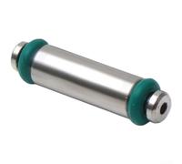 Accarugty High Pressure Hose Valve Core, For Scubsa Diving And Pressure Gauge, 9mm OD Chrome Plated Copper Gas Valve With O-Rings, Rubsbser Seal, For Safe Diving Gear(D)