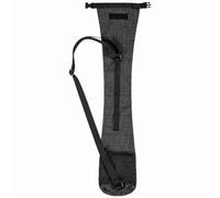 Accarugty Hiking Pole Carrying Pouch With Strap, Tear-Resistant Trekking Storage Bag With Outer Mesh Pocket, Holds Folded Poles up to 70cm, Black