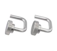 Accarugty Igt- Table Connector, Camping Table Extension Link, Stainless Steel Table Buckle, Folding Table Joining- Hook, Outdoor Furniture Repair Part, Portable(silver)