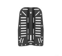 Accarugty Lightweight Scuba Backboard, Carbon Fibre Backplate, Technical Diving Back Plate, Cave- Diving Gear, Single Tank Slot, Crotch Strap Slots, Dive Light