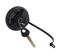 Accarugty Lockable Fuel Tank Cap With 2 Keys For Fiat 500 Grande Punto for evo, ABS Black Cap Replace 71802520 Vehicle Filler Cap, Petrol Tank Locking Lid Fuel Filler Cap Assy