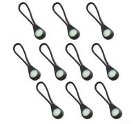 Accarugty Luminous Zipper Pull 10 Pack Glow In The Dark Zip Tags For Backpacks Jackets Tents Keys Night Running Camping Outdoor Gear Easy To Identify Anti Lost Bag Charms(Type 1)