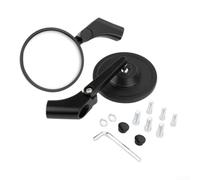 Accarugty Motorcycle Rearview Mirror, Wide-Angle Aluminum Alloy Designed, Fits For Pedal Motorcycles And Electric Vehicles, Shell Frame Assembly
