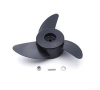 Accarugty Outboard Engine Propeller Replacement Kit for ShengLaiXi Electric Trolling Motors, Robust Plastic Construction, Includes Pin and Nut for Easy(12V 40 lb Propeller)