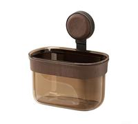 Accarugty Retro Wall Storage Box With Heavy-Duty Suction Cup For Bathroom Tissue And Toiletries Water Drainage Feature