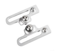 Accarugty Short to Long Reach Caliper Adapter for Brompton for dahon Bike | High-strength aluminum construction, multiple color options, rust resistant, ideal for folding bikes, secure mounting(Silver)