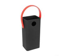 Accarugty Silicone Power Bank Protective Case, 60000MAh Drop-Proof Shock-Absorbent Cover With Handle, Non-Slip Rugged Shell For Camping Hiking Outdoor Travel - Black
