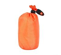 Accarugty Sleeping Bag, Waterproof Windproof Envelope Designed Reflects 90% Body Heat, Compact Shelter For Camping Hiking Backpacking Survival Orange(Whistle Bag)