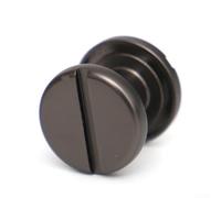 Accarugty Soft Harness Mounting Bolt Assembly, Technical Diving Gear Replacement, Brass Book Screw For BCD Backplate, Scuba Diving Backplate Attachment Screw(Black)