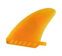 Accarugty Surfboard Fin 4.6 Inch, for tpu Soft Tail Fin With Removable Screw, Detachable Paddle Board Fin For Surfing, Longboard And Water Sports, Orange Or Green(without screws orange)