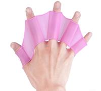 Accarugty Swimming Gloves Silicone Webbed Finger Flippers, Soft Hydrodynamic Paddles For Enhanced for propulsion, Ideal For Pool Training Surfing Diving Water for polo Adults(one pair）)