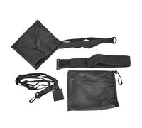 Accarugty Swimming Parachute Resistance Belt For Strength Training, Adjustable Nylon Drag Chute With Rotating Buckle, Water Sports Swim Trainer For Adults And Kids(30cm black)