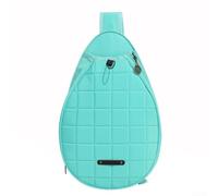 Accarugty Tennis Racket Crossbody Bag 18in Protective Shoulder Case | Fixed compartment prevents collision, padded interior, secure zipper closure, fits standard adult rackets