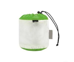 Accarugty Ultra- Light Stuff Sack, Drawstring Mesh Sack, Camping Gear Organizer, Small Electronics Case, Waterproof Nylon Pouch, Hiking Toiletry Bag(Green)