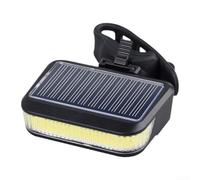 Accarugty Usb Rechargeable Bike Tail Light, Solar Powered Bicycle Rear Lamp
