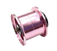 Accarugty Wire Fishing Reel Spool for Daiwa Zillion SV/TW, For Steez SV TW, HLC, For Regal & For Morethan PE TW Series - 7.5g 7075 Aluminum Alloy S(PINK)