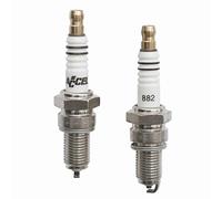 Accel High Performance Spark Plugs (Pair) 2418, 6R12 for Harley Davidson Sportster XL models 1986 up