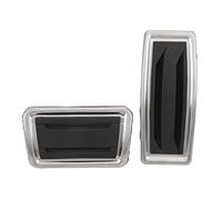 Accelerator Brake Pedals Set 2pcs, Durable Aluminum Alloy Foot Rest Fit for XT5 2017-2019, Easy Installation, Anti-Slip Design
