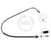 Accelerator Cable A.B.S. K37350 for Fiat 600/Seicento (98-10)