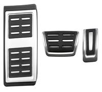 Accelerator Pedal Brake Pedal For Seat For Leon 5F MK3 Car Fuel Brake Pedals Sport Pedal Pads Covers Foot Pad Kit(AT With Rest)