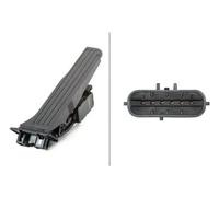 Hella Accelerator Pedal Position Sensor 6PV 010 946-021 — 6-pin, left-hand drive, Manual, Rubber Pad