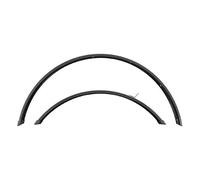 Accell Hunland Unisex - Adult Sinus Mudguard Set, Black, One Size