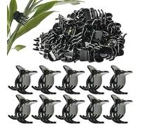 AccEncyc 50 Pcs Large Plant Clips Orchid Clips Plant Orchid Support Clips Flower Vine Clips for Supporting Stems Vines Stalks Climbing Plants Grow Upright