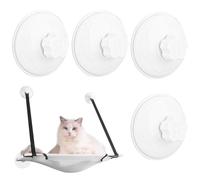 AccEncyc Thick Suction Cup Cat Window Perches 4Pcs Cat Window Hammock Replacement Latest Screw Suction Cups for Cat Window Seat Cat Perch Cat Hammock Hanging Pet Supplies (Upgraded Style)